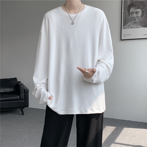 现货 T10179-特批40 控78 秋冬磨毛打底衫高质量长袖百搭大码T恤图片