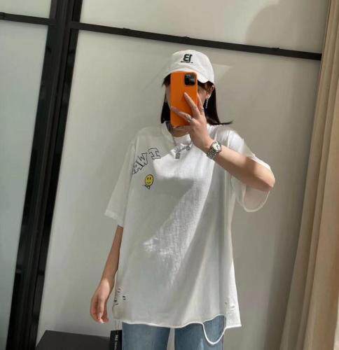 夏季新款笑脸T恤，女装T恤，郦歌贝妮