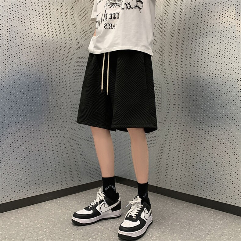 夏季新款港风大码纹高街文艺短裤男-DK985-P40,男装牛仔裤,电商A021