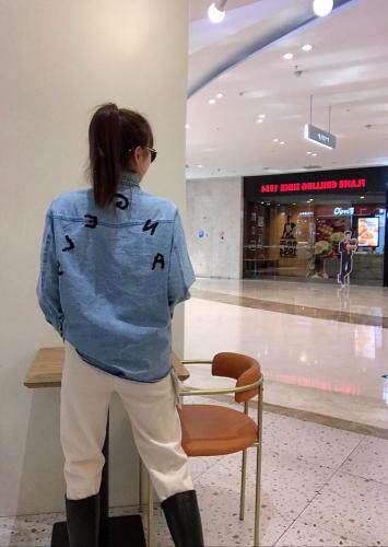 2021年春季牛仔衬衫新品，女装衬衫，尚映