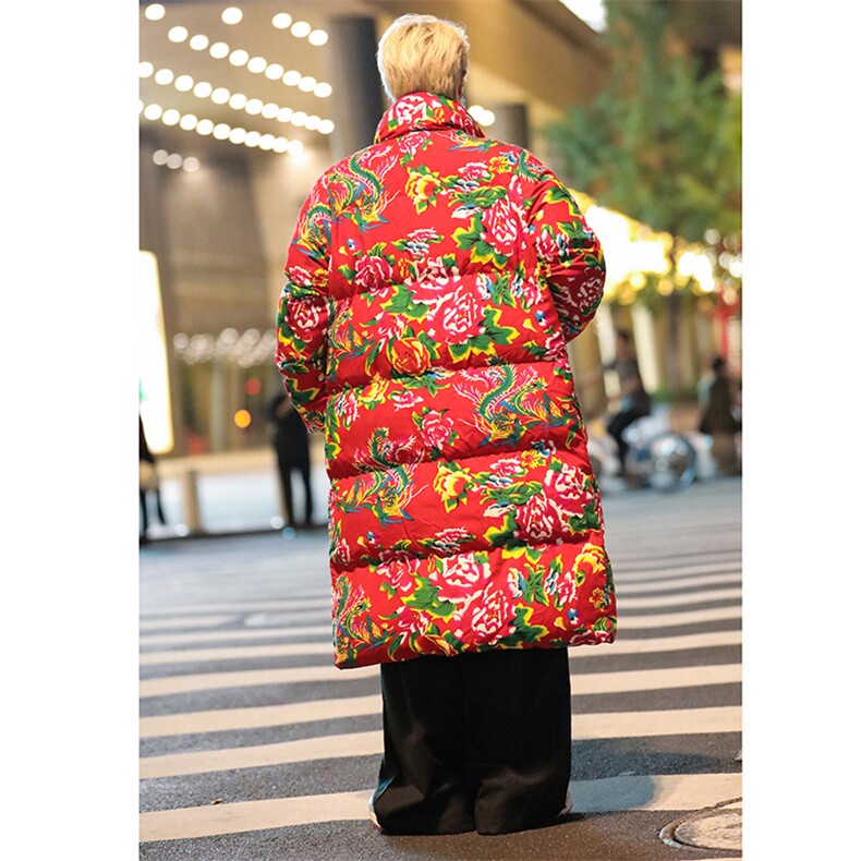 A3新中式中长款男女立领大棉衣外套棉袄棉服保暖防寒上款大差价,男装棉衣,星座115A(原星座507）