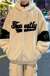 得物冬季加绒加厚棉服羊羔绒保暖ins外套男MY108P110控价158图片
