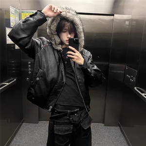 JY771-P138 冬季棉服棉衣男生加厚保暖运动休闲潮牌帅气外套图片