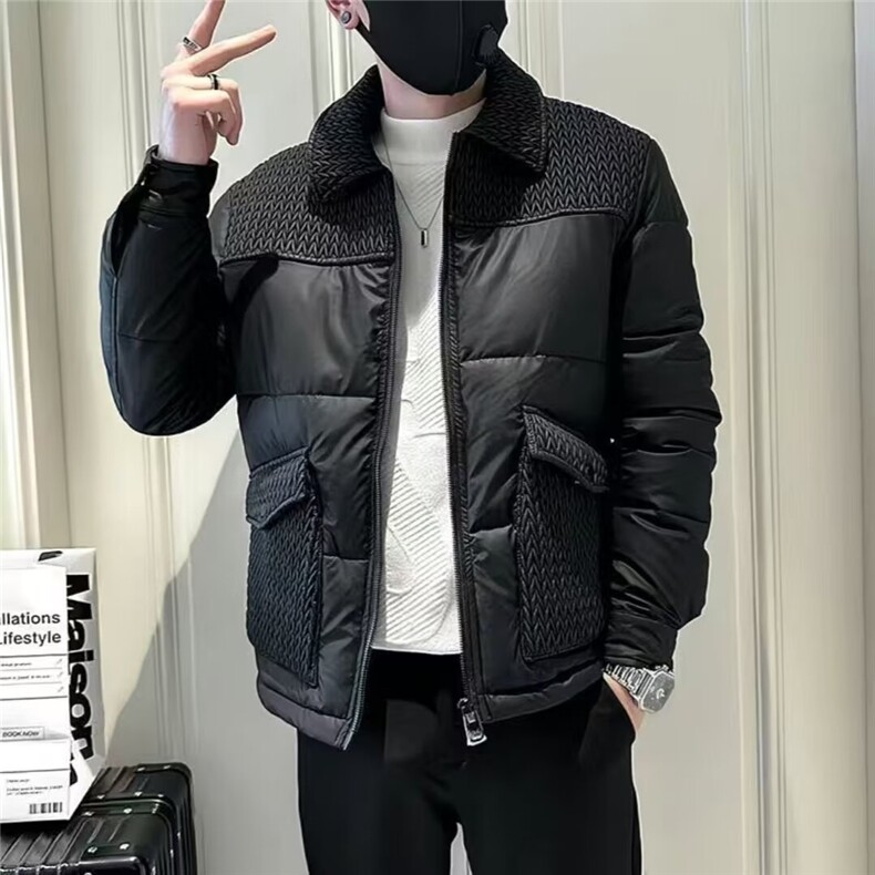 1506-1/JM6181/P87潮牌痞帅工装外套男季潮流休闲拼接夹克男装图片