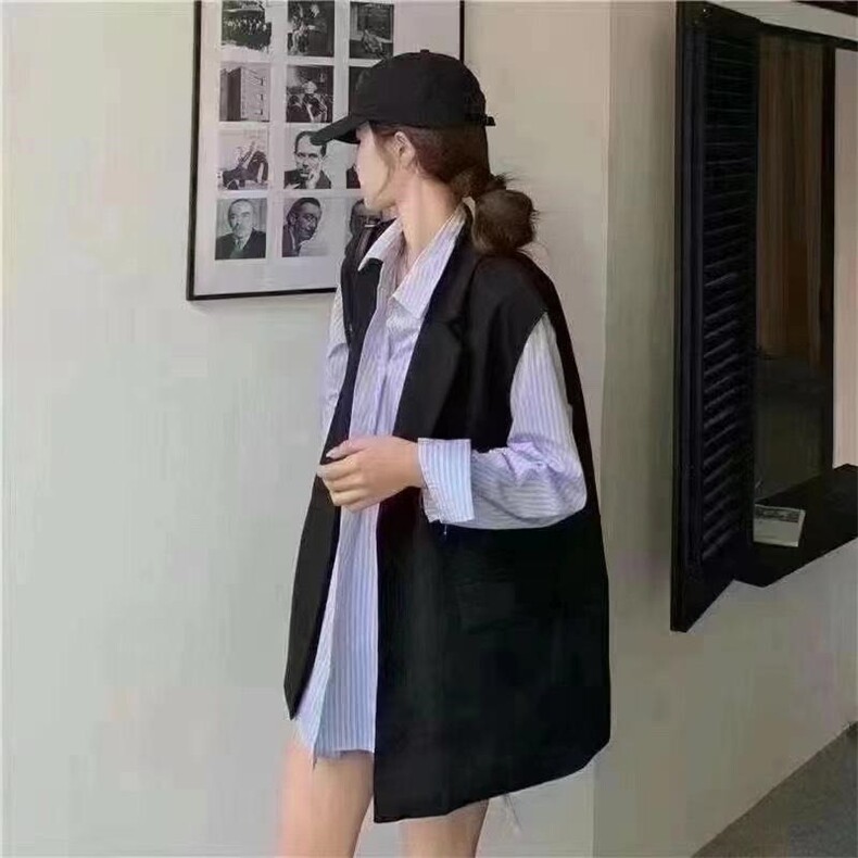 秋季，马甲，衬衣，韩系图片
