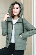 2021新款冬装女韩版大码女装宽松中长款棉服外套面包服，女装棉衣/棉服，丽影随形