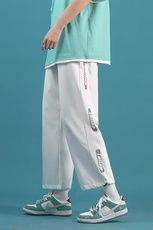 百搭休闲裤男宽松直筒休闲裤2024潮男束脚裤A068-MYK176-TP35，男装休闲裤，电商A068