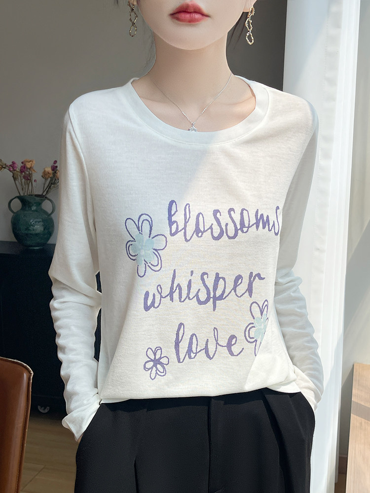 2025秋冬百搭时尚简约加厚字母针织长袖，女装针织衫/毛衣，羊特美羊绒