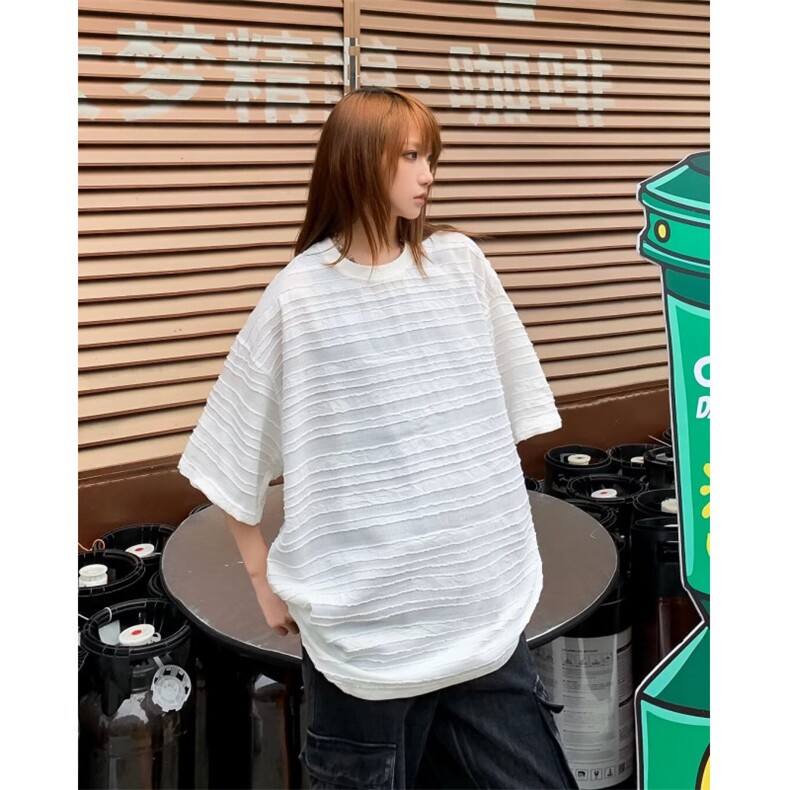 设计感小众短袖t恤男女ins潮夏季宽松圆领纯色休闲上衣XF20-P39,男装T恤,星座1001-1