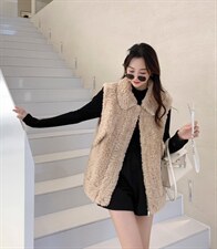 带领马甲，女装马甲，吉之红