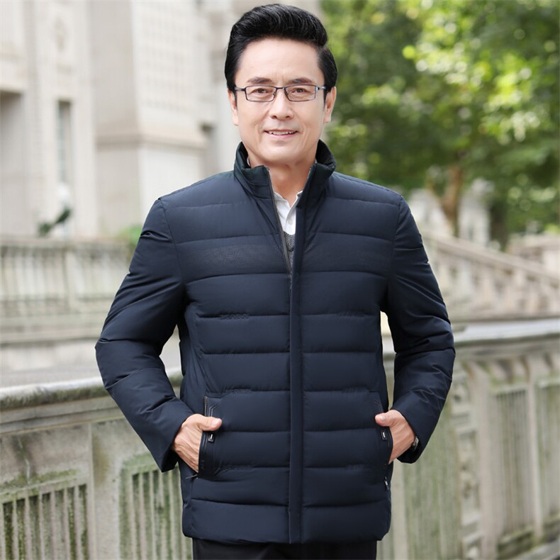 6802/P80大货款！爸爸冬季棉袄中老年外套男休闲商务立领棉服,男装棉衣,星座1216（原钱塘722）