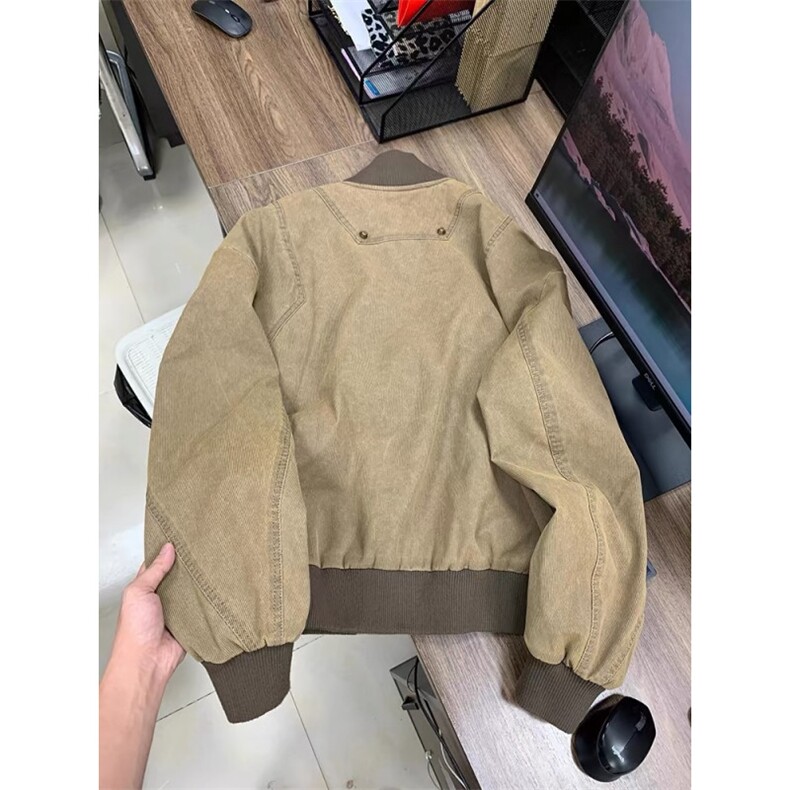 复古做旧工装夹克外套JK088-P90棉衣105,男装夹克,星座313A(原308A-2)