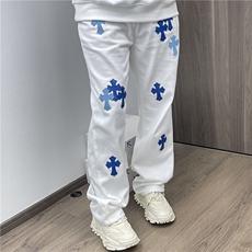 网红款白色牛仔裤十字架高街风p39Y686，男装牛仔裤，星座1112-1