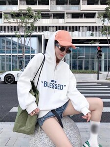 一杭主推款银狐绒卫衣图片