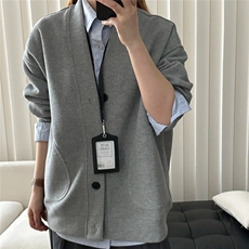 网图华夫格开衫卫衣外套男秋冬美式复古v领针织衫WY8689-特P43，男装针织衫/毛衣，星座1007（原301D）