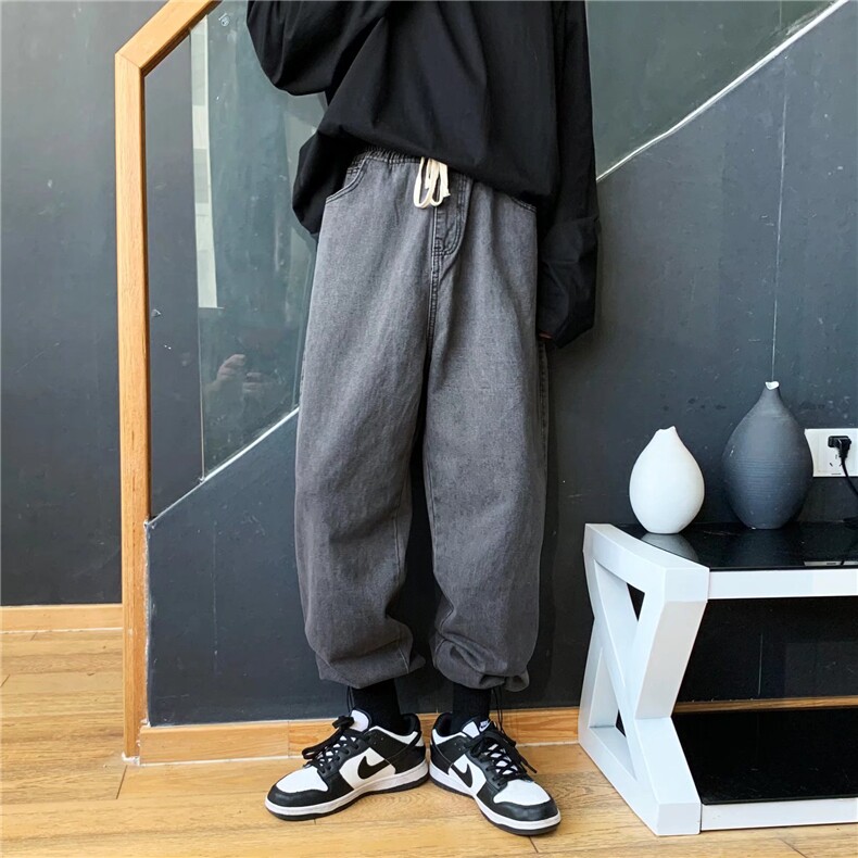 美式vibe风裤子高街ins潮牌牛仔裤男N1126P40,男装牛仔裤,星座1116-2