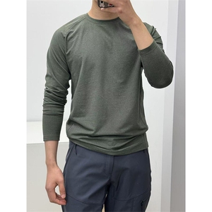 高品 磨毛运动长袖T恤打底衫男女跑步衫吸湿保暖透气 A1343-P45图片