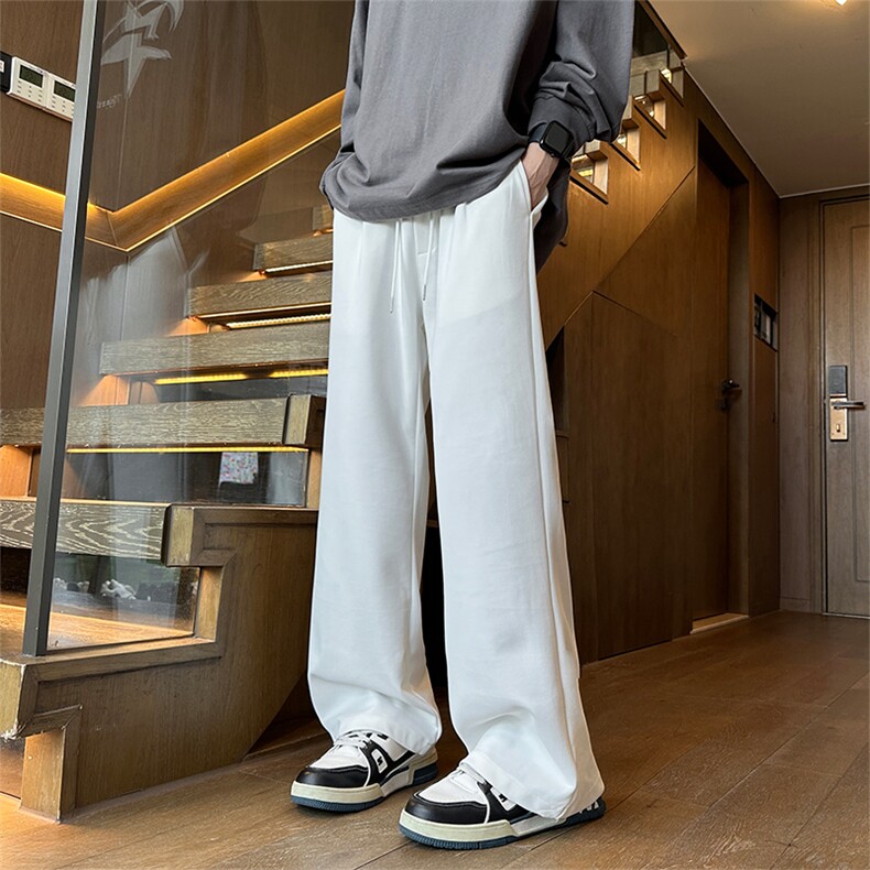光板得物/唯品二开微喇休闲运动卫裤A475特P35控58,男装休闲裤,电商A309