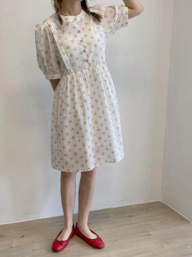 清新小碎花连衣裙，夏季小短款，女装连衣裙，LUCY