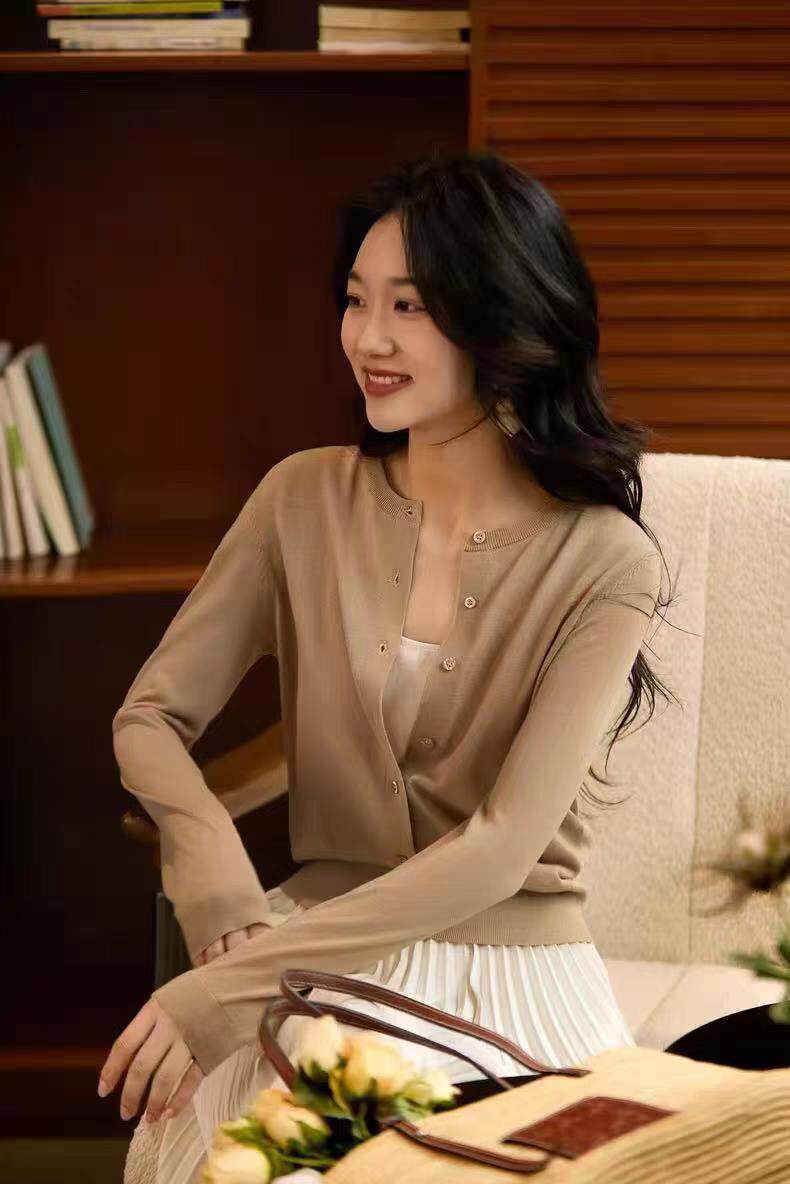 大码夏季胖MM韩系小众设计感显瘦上衣,针织衫/毛衣,更慕羊绒