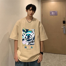 麂皮绒短袖t恤男大码半袖男JD82275-P25，男装T恤，电商A040