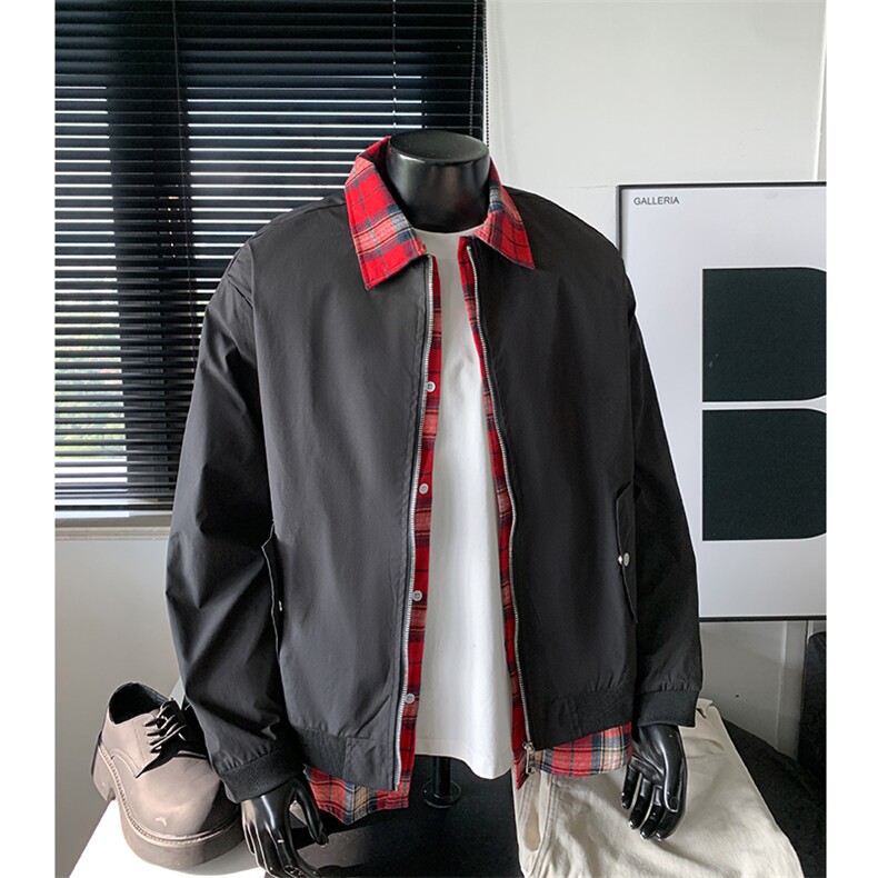 A07-特p68现货在仓美式Cleanfit假俩件衬衫ma1翻领夹克外套男款,男装夹克,电商B369（原A024）