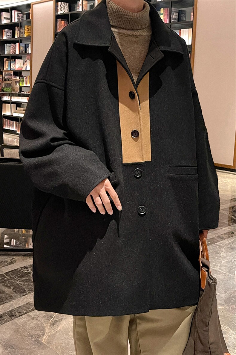 男装毛呢呢子风衣B239-F551-P125,男装风衣,星座514-2(原B239)