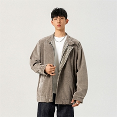 【现货】XZ1218WT8564特价P72树纹肌理千鸟格内里哈灵顿夹克外套，男装夹克，星座1218（原611-3）