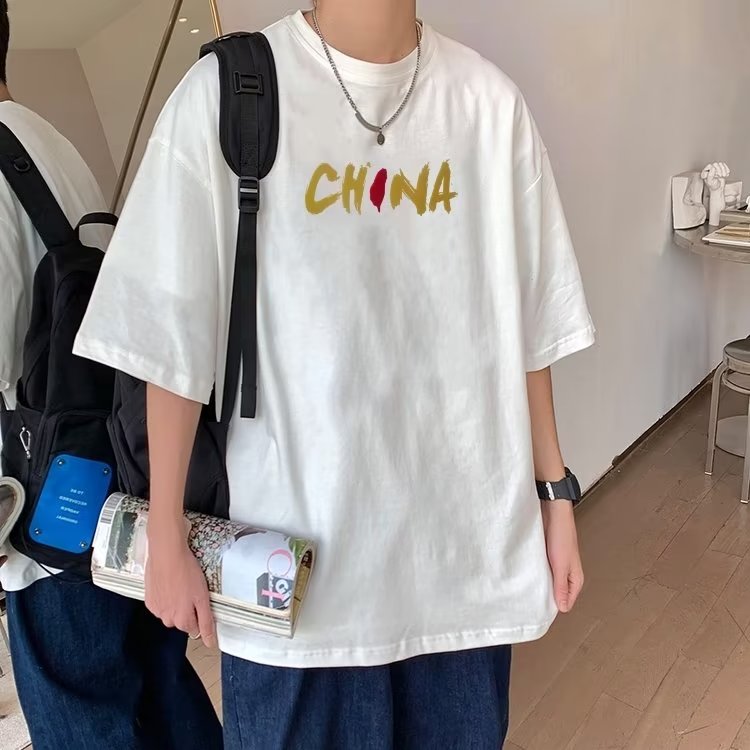 2023春夏季新款男休闲圆领短袖T恤WT441P25图片