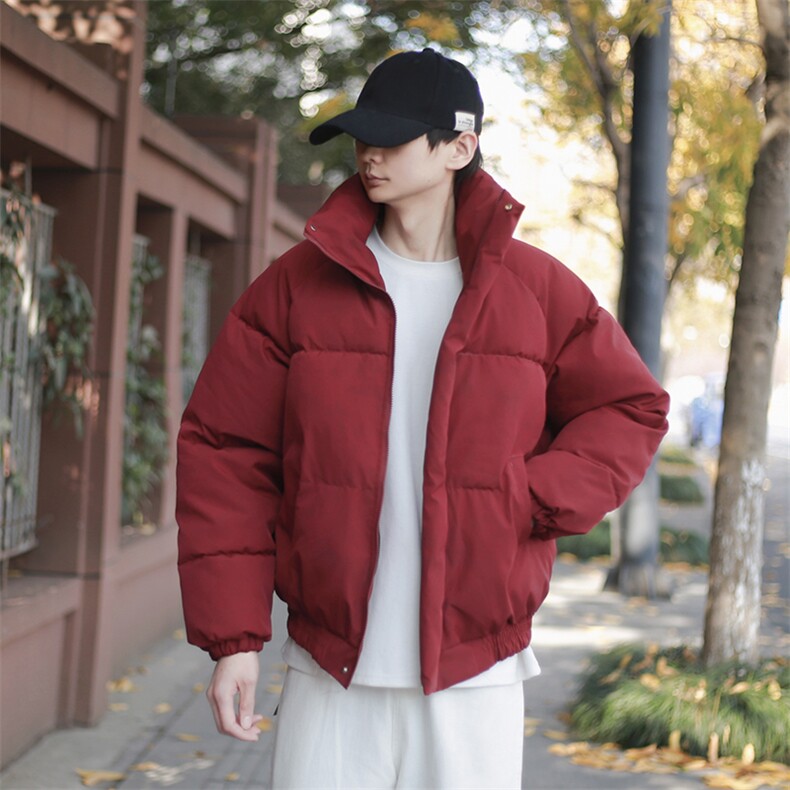 图脏脏服冬季短款棉衣外套立领宽松面包服MY60/P85/118,男装棉衣,星座1412-2