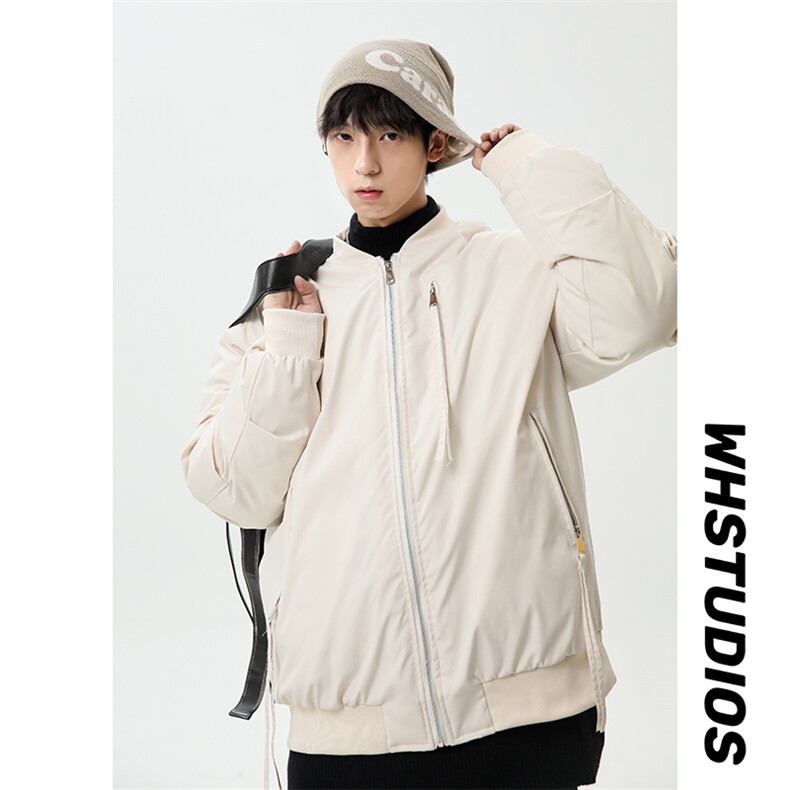 秋冬新款港风日系复古立保暖棉服棒球服男XZ213-MF02-P128控148,男装棉衣,星座213