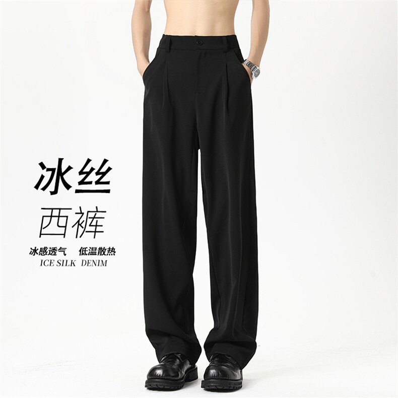 2026 春季新款 无影墙弯刀冰丝西裤M-5XL HK25354-特P35图片