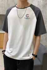 男士纯棉短袖T恤夏季韩版潮流半袖体恤新款潮牌DS732TP25，男装T恤，电商A102