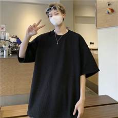 2023春夏季新款男休闲圆领短袖冰丝T恤T5563P25，男装T恤，星座1116-2