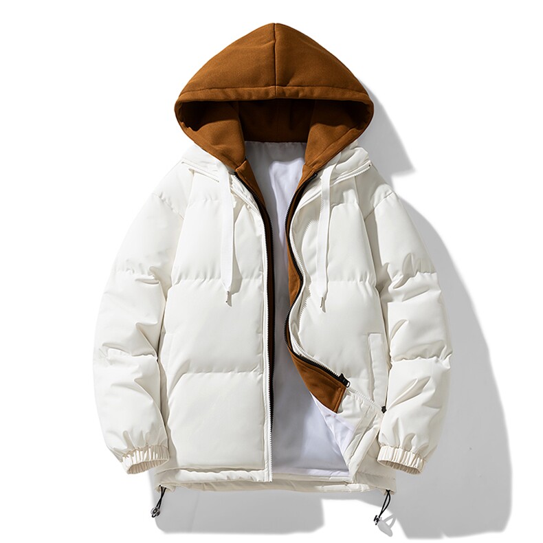 NASA联名假两件连帽冬季潮情侣连帽冬装面包服棉A068-JDM04-TP95,男装卫衣,电商A068