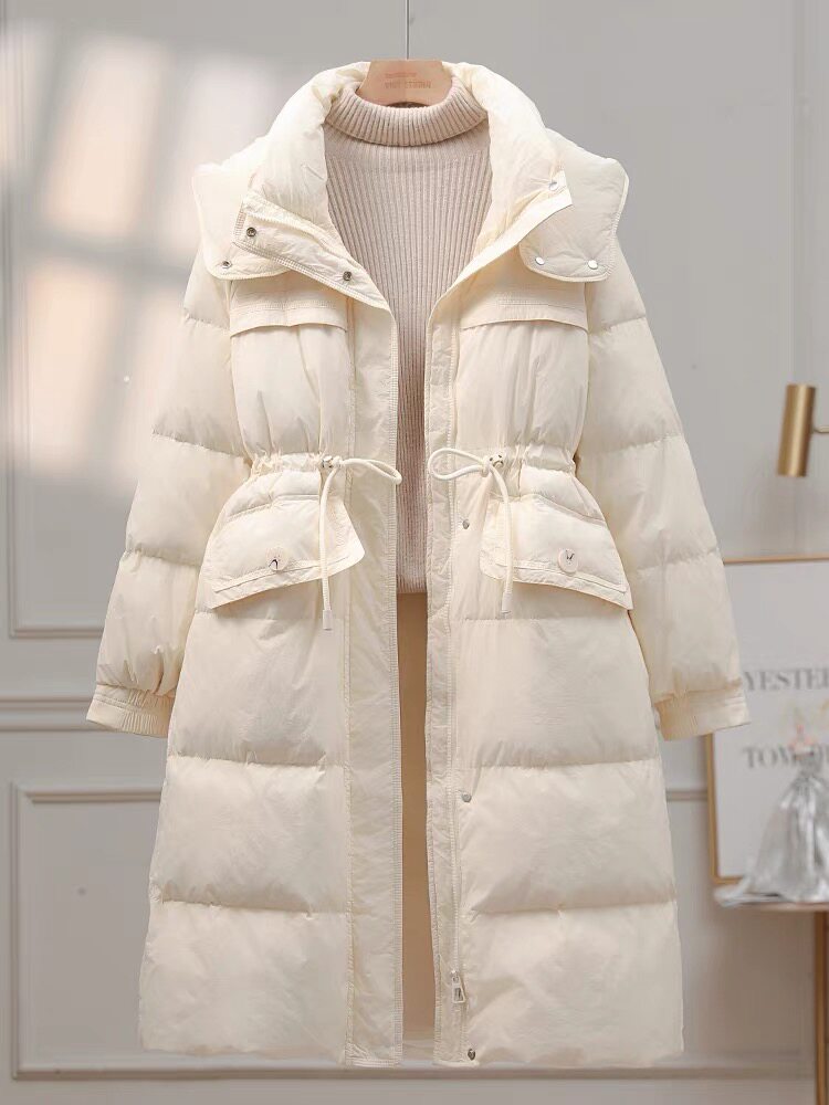 2025年秋季拉链长袖立领羽绒服时尚百搭简约大方，女装羽绒服，禾雯电商供货