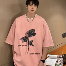 麂皮绒短袖t恤男大码半袖男JD82279-P25，男装T恤，电商A040