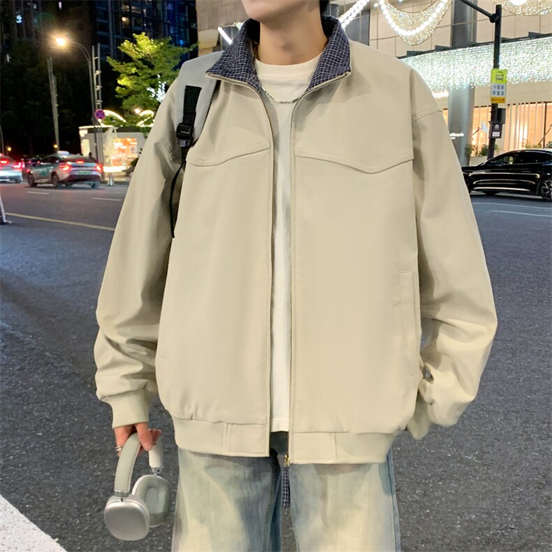 现货春季美式户外夹克男新款高街设计感百搭痞帅外套JK02617-P70,男装夹克,星座308B-2