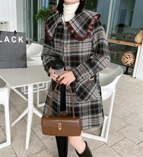 呢大衣娃娃领版两色三码MLXL，其它，票意情