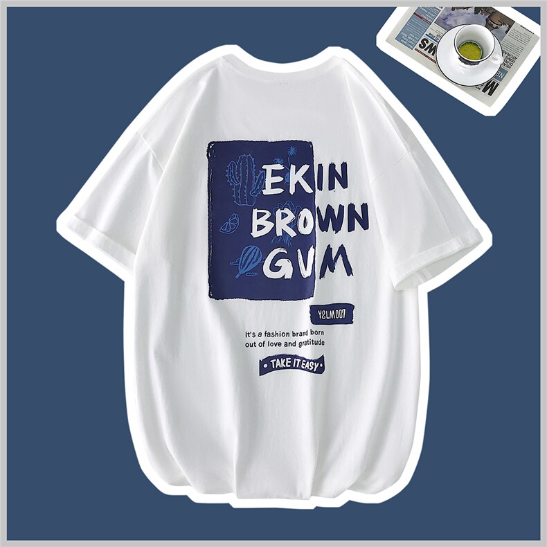 1图案已注册日系休闲情侣大码M-5XL短袖T恤男挂拍7006特P18控39，男装T恤，星座226-2