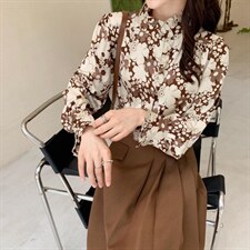 秋装缎面衬衣?火爆半裙，女装半身裙，蘑菇扣