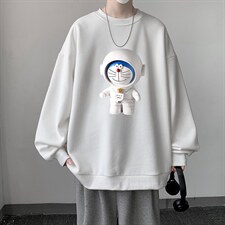 圆领卫衣男大码加厚加绒长袖t恤男S6233-P28加绒款-P33，男装卫衣，电商A040