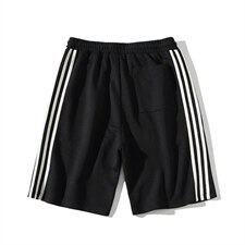 2021夏季港风潮大码新宽松男运动条纹卫裤休闲裤短裤K2036-P30，男装休闲裤，电商A001