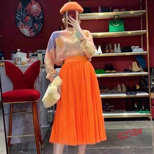 【现货】欧版纱裙图片