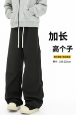 190美式褶皱铆钉伞兵裤加长高个子工装裤薄款冲锋速干裤KZ033P50，男装休闲裤，电商B312