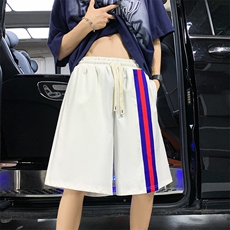港风情侣装沙滩裤夏装青年男女生运动休闲5分裤K3331-P26，男装休闲裤，星座512-2