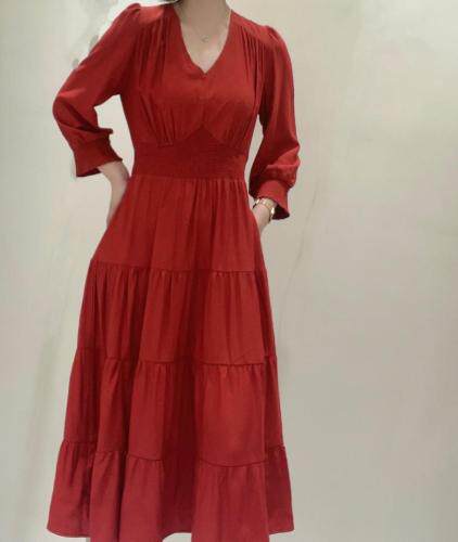 【东方名裳】2021年秋款连衣裙，女装连衣裙，东方名裳