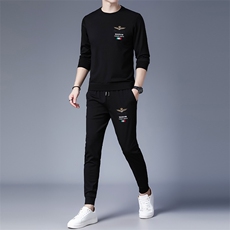 ANT8037钱塘2020-3秋季新款时尚潮流男士套装休闲运动两件套P117，男装休闲套装，钱塘207-3