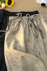 脏脏扎染短裤男生夏季薄款篮球运动五分裤子潮牌大码宽松直筒中裤，男装休闲裤，电商A001-1