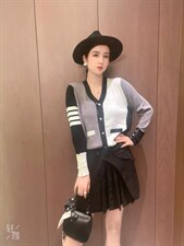 欧版拼接上衣,其它,芭娜美纳